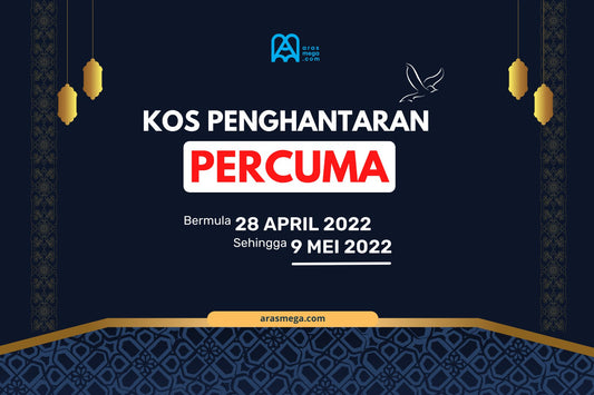 Anda beli, kami tanggung semua KOS PENGHANTARAN untuk anda sempena lebaran ini