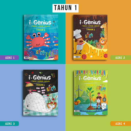 Set STEM: i-Genius TAHUN 1 (4 Siri)