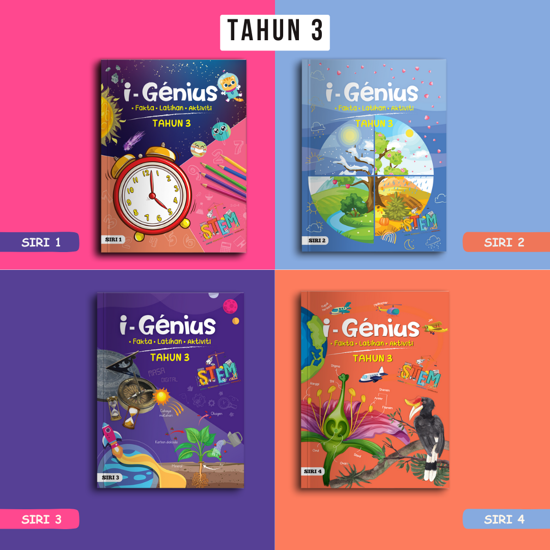 Set STEM: i-Genius TAHUN 3 (4 Siri)