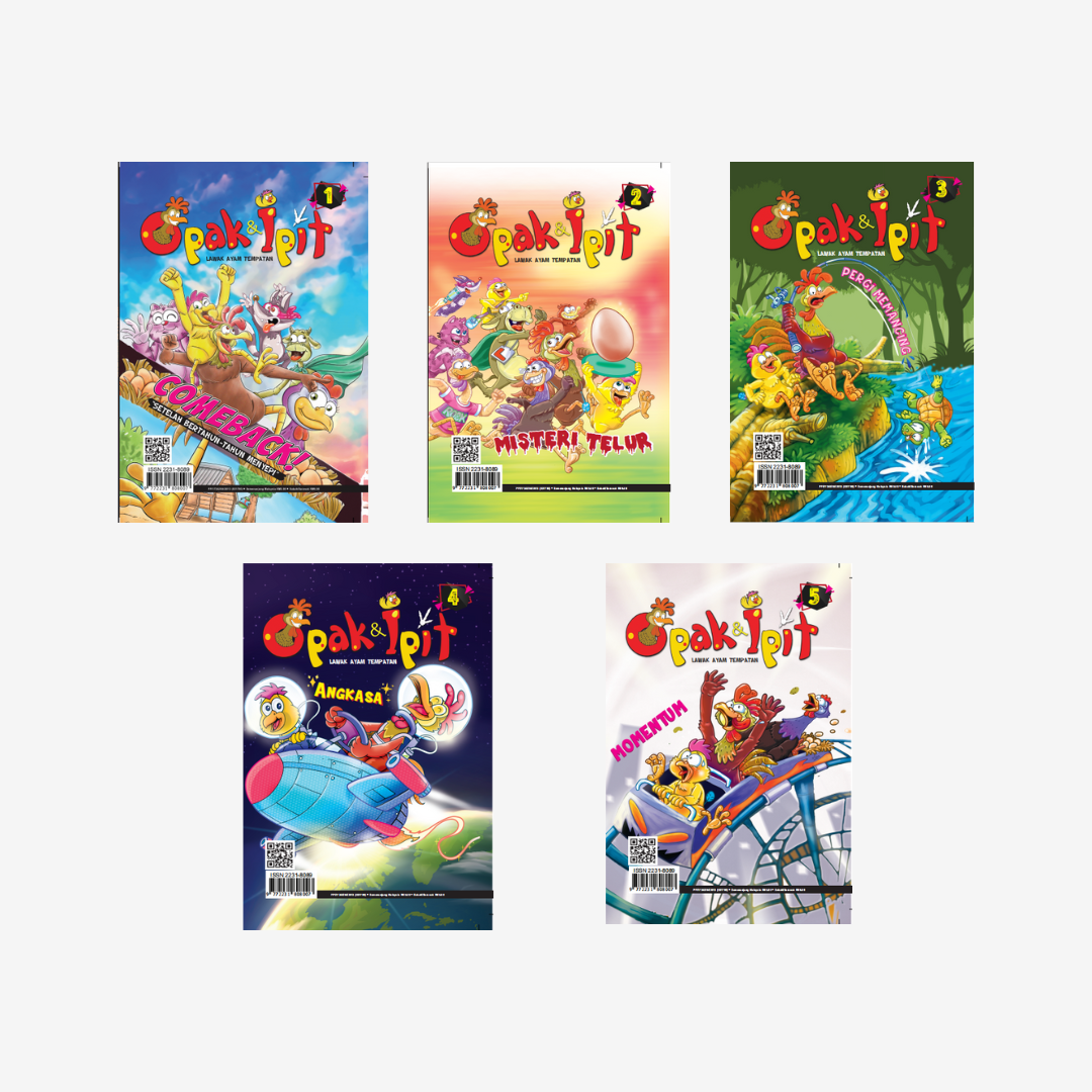 Komik Opak Ipit Siri 1 - 5
