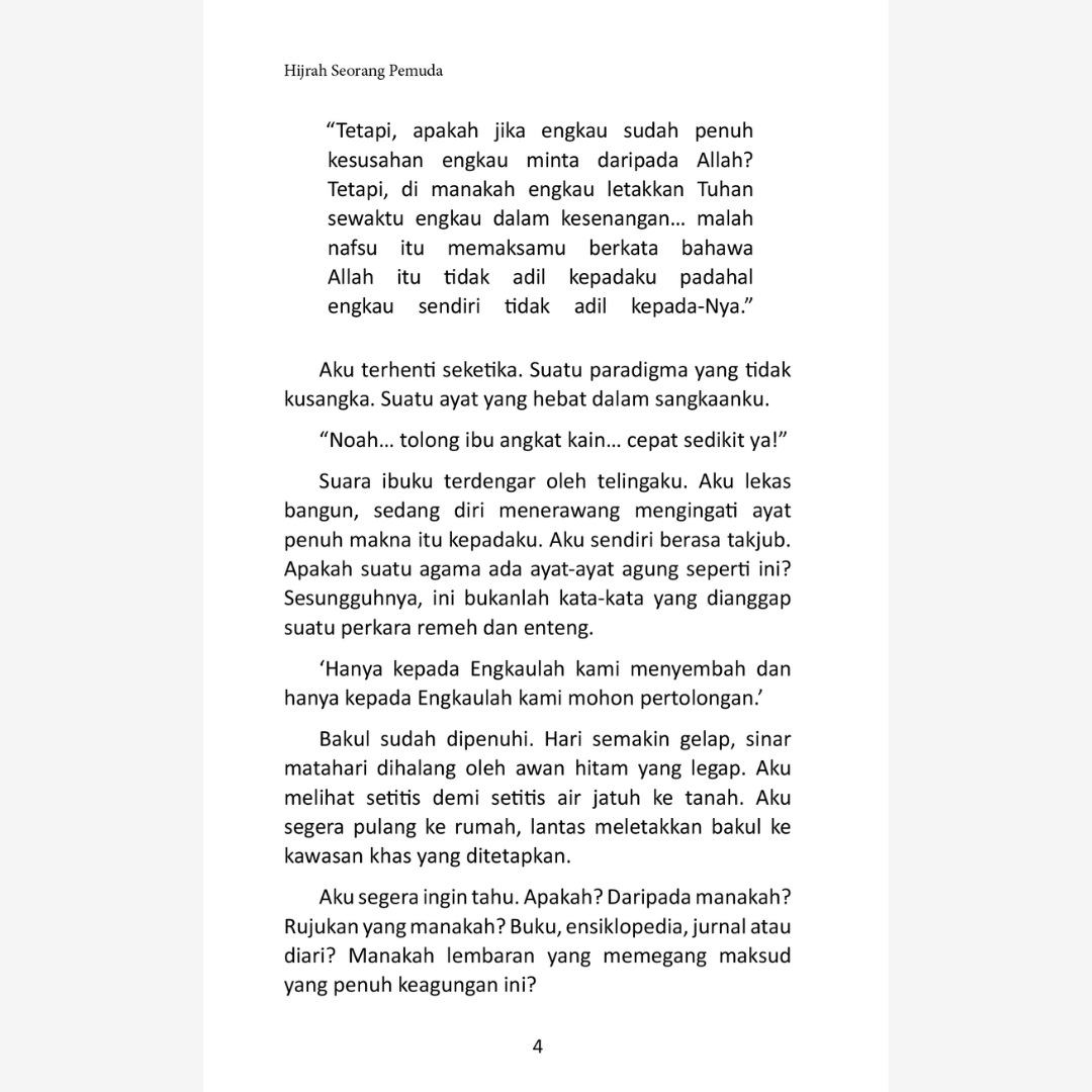 Hijrah Seorang Pemuda
