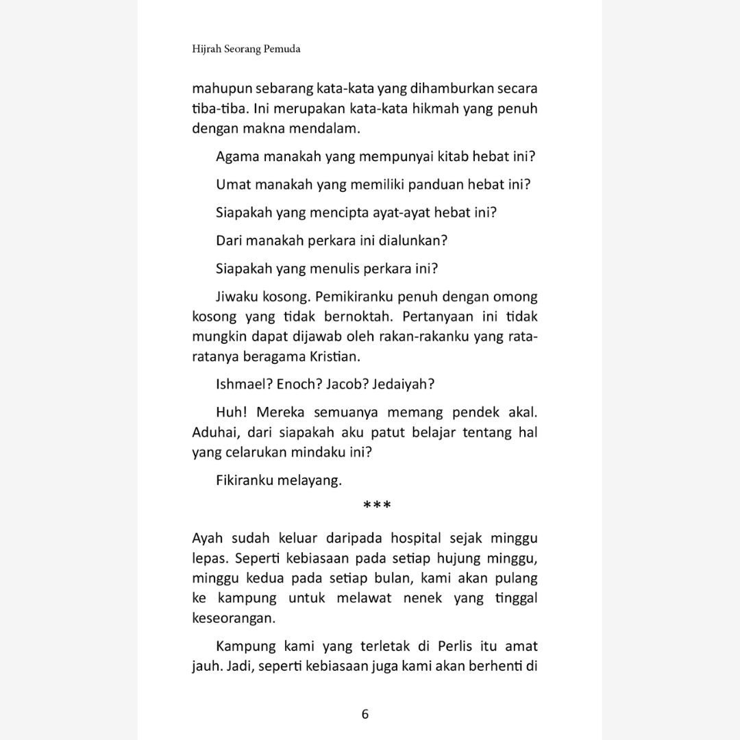 Hijrah Seorang Pemuda