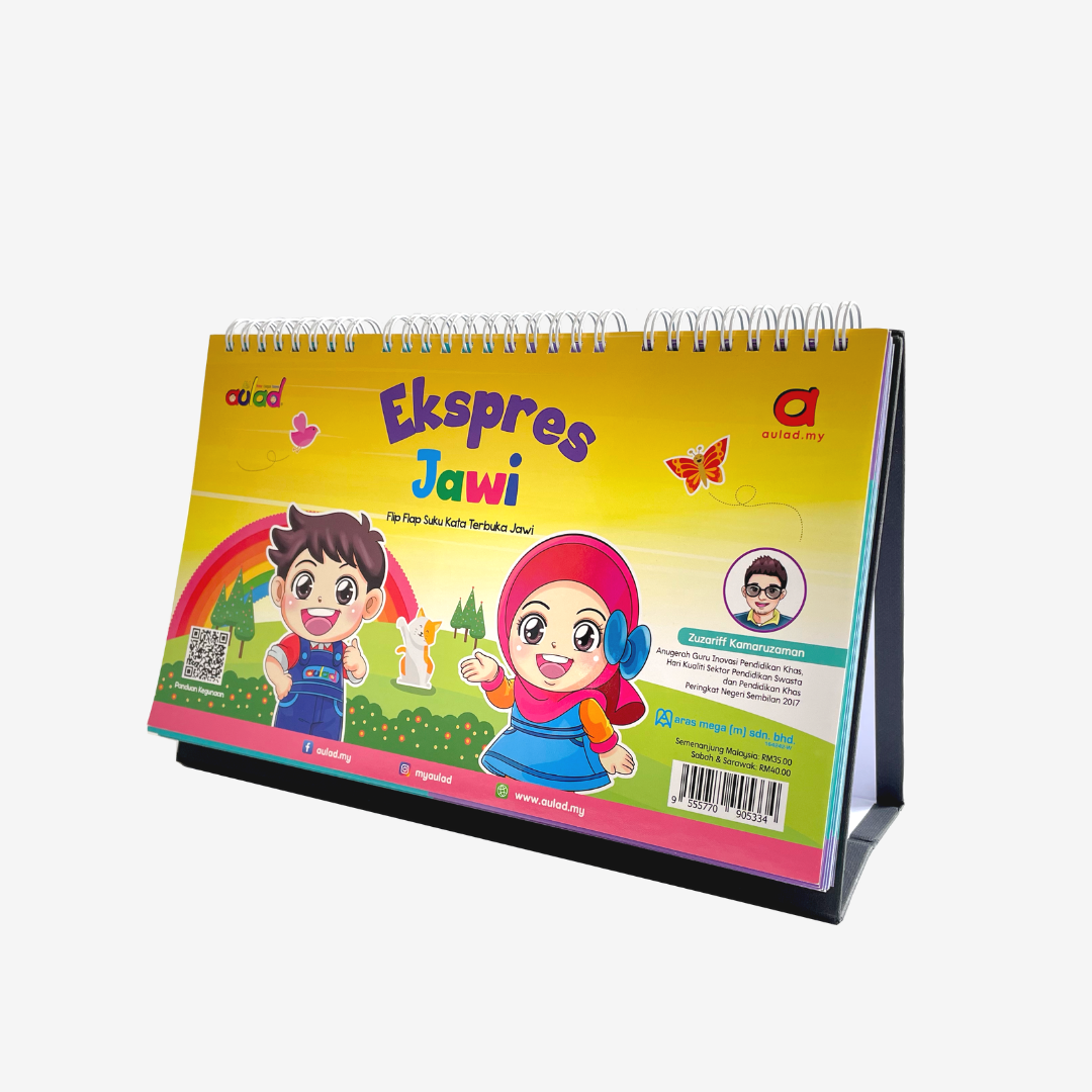 Ekspres Jawi - Flip Flap Suku Kata Terbuka Jawi