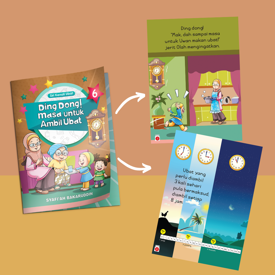 Set Siri Kenali Ubat 6 hingga 10 (5 Buku)