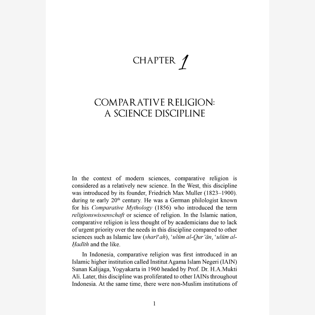 Comparative Religion: An Islamic Perspective
