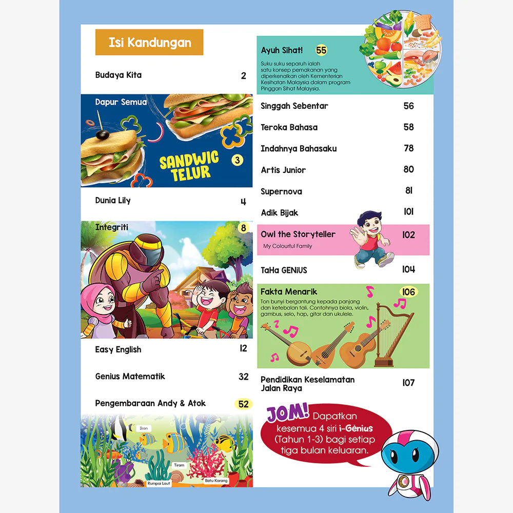 Set STEM: i-Genius TAHUN 2 (4 Siri)