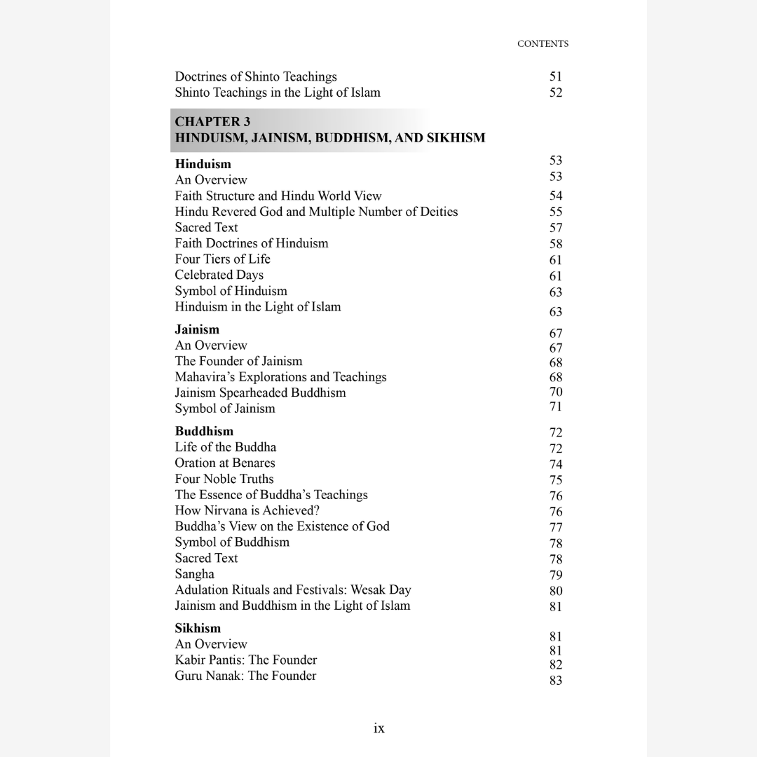 Comparative Religion: An Islamic Perspective