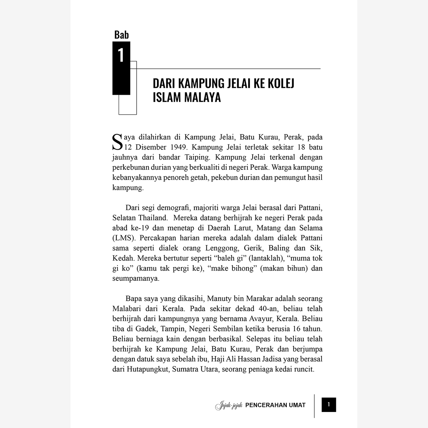 Jejak-Jejak Pencerahan Umat (Hardcover)