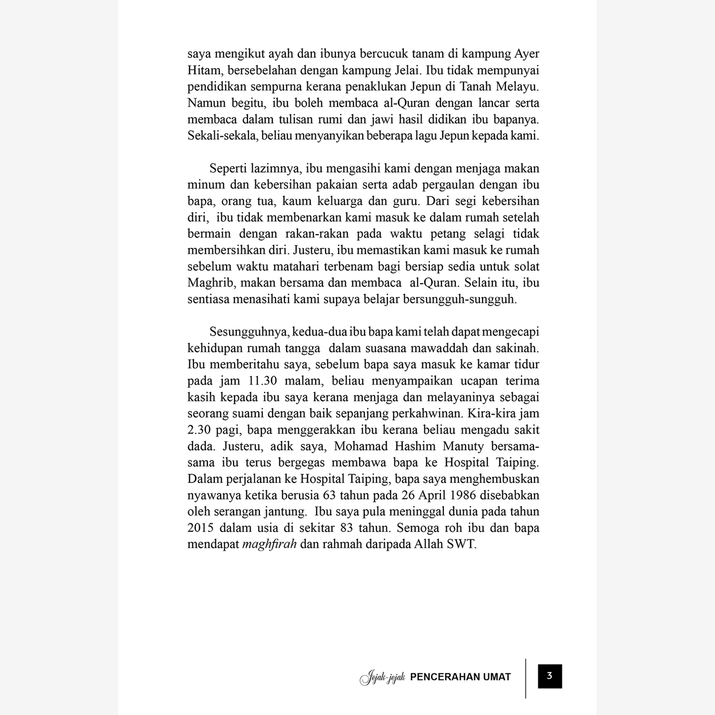 Jejak-Jejak Pencerahan Umat (Hardcover)