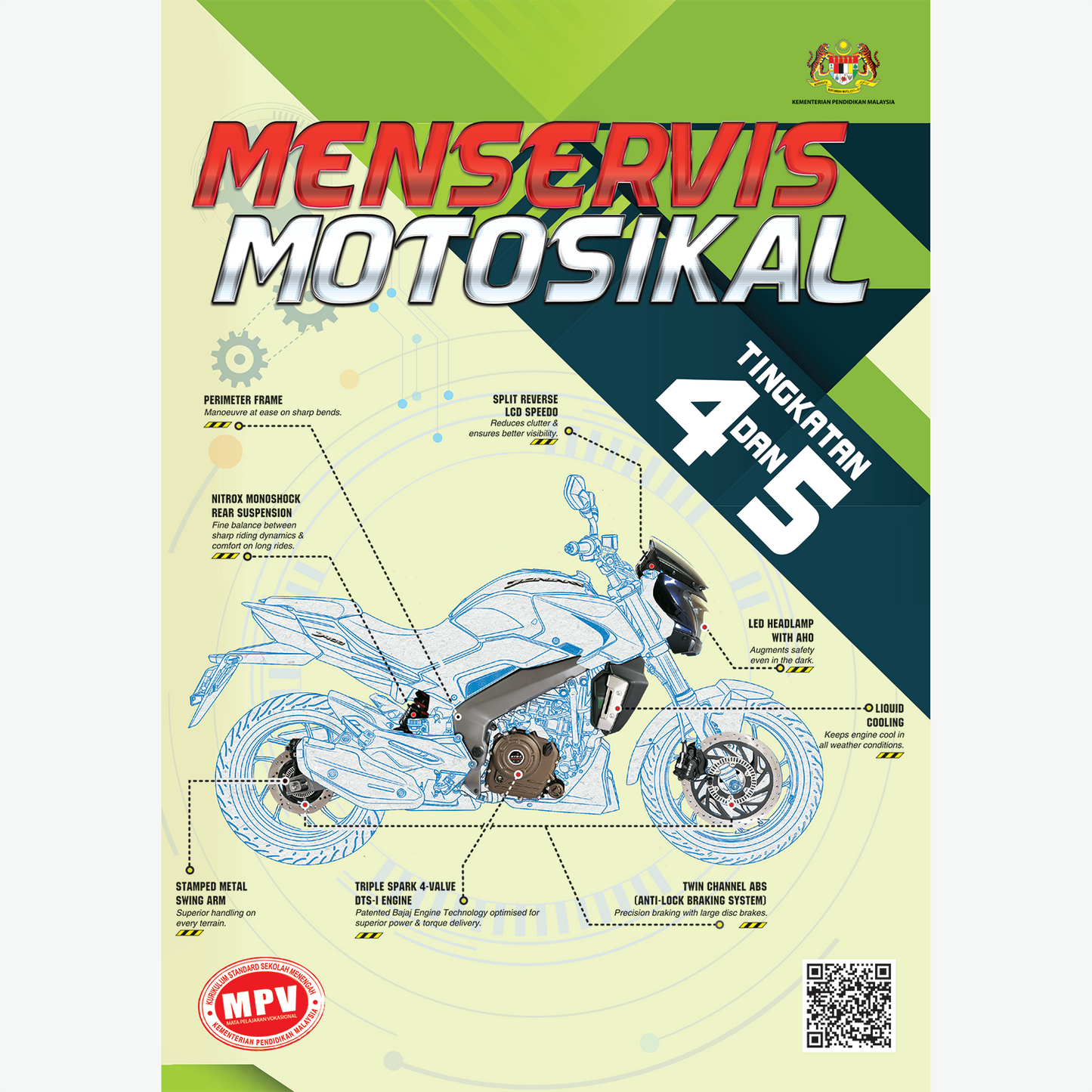 MENSERVIS MOTOSIKAL TINGKATAN 4 & 5 (BUKU TEKS MPV)