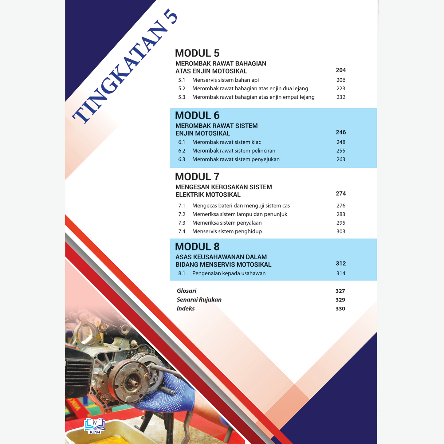 MENSERVIS MOTOSIKAL TINGKATAN 4 & 5 (BUKU TEKS MPV)
