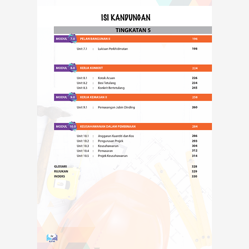 PEMBINAAN DOMESTIK TINGKATAN 4 DAN 5(BUKU TEKS MPV)