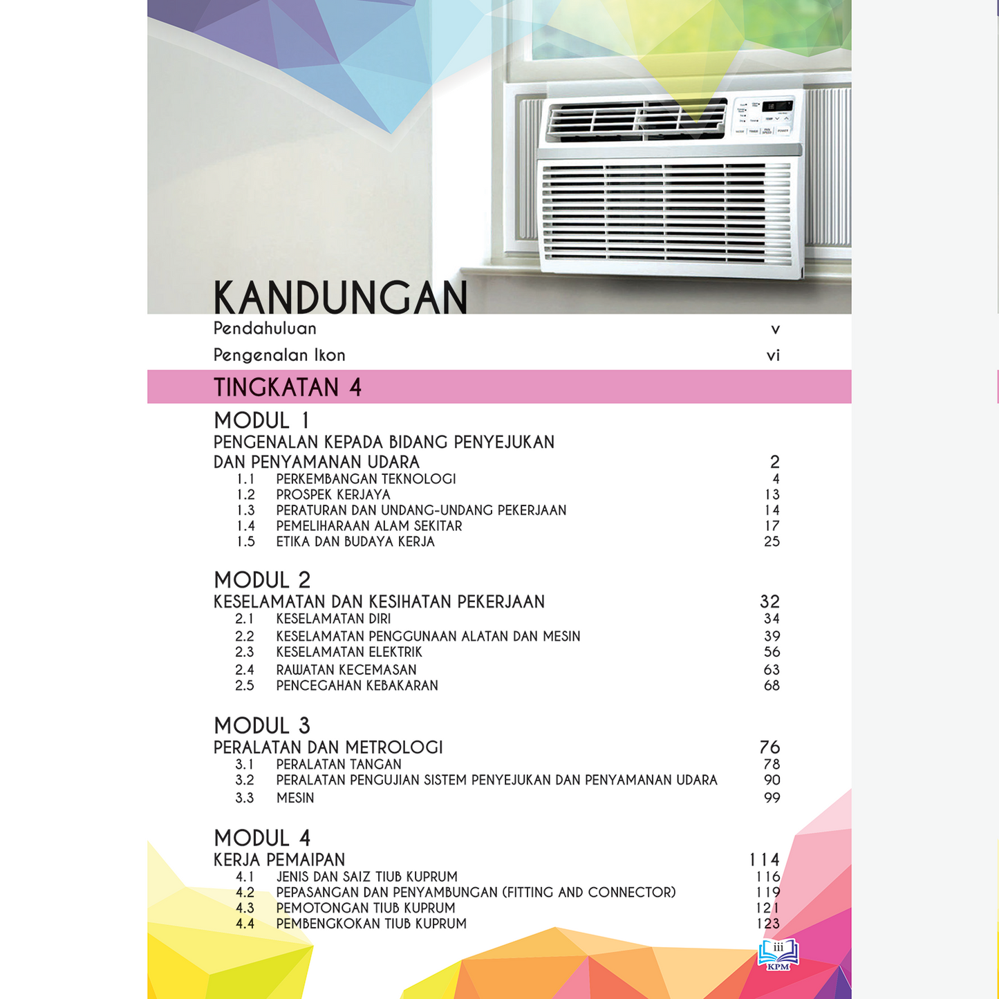 MENSERVIS PERALATAN PENYEJUK DAN PENYAMAN UDARA TING 4 & 5 (BUKU TEKS MPV)