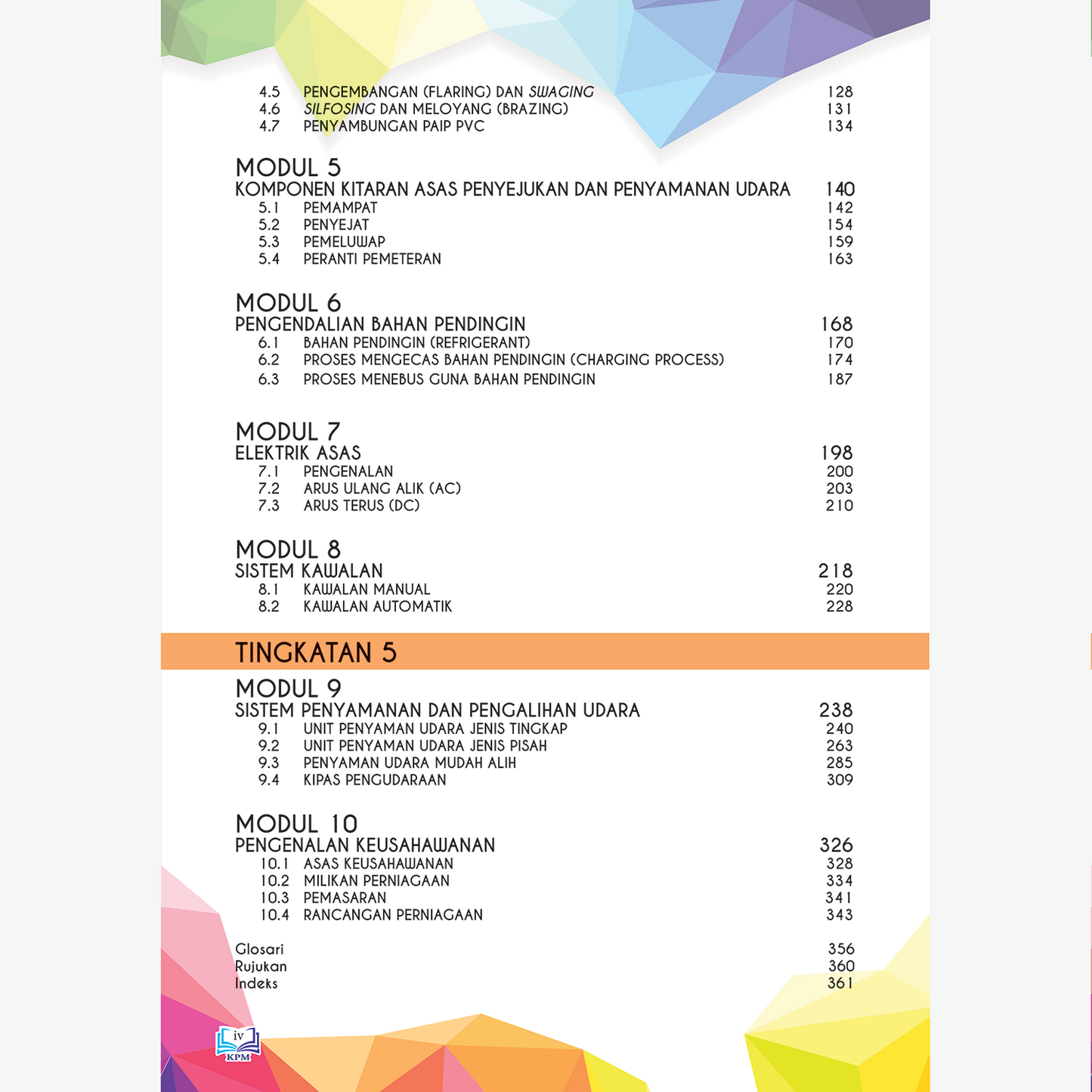 MENSERVIS PERALATAN PENYEJUK DAN PENYAMAN UDARA TING 4 & 5 (BUKU TEKS MPV)