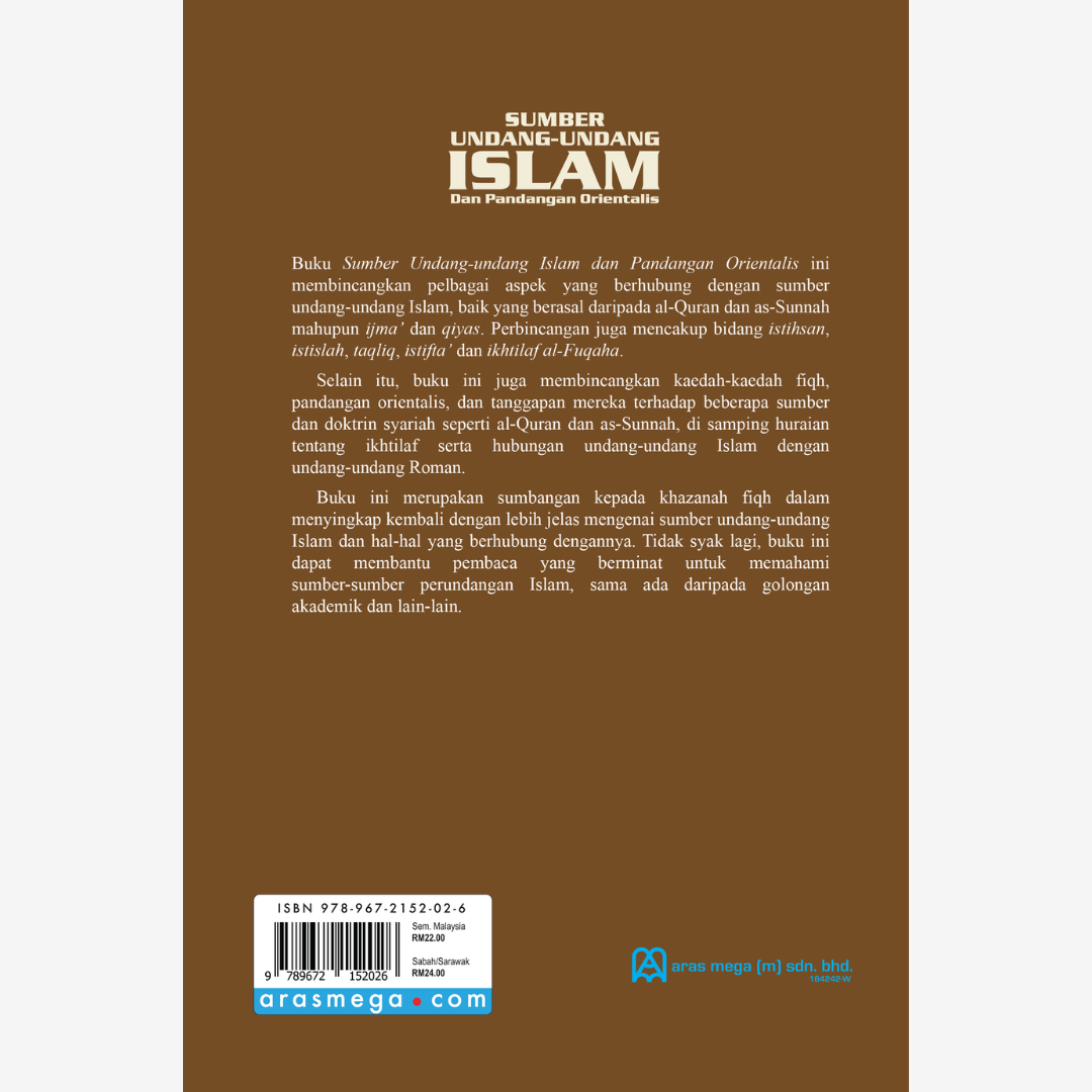 Sumber Undang-Undang Islam dan Pandangan Orientalis