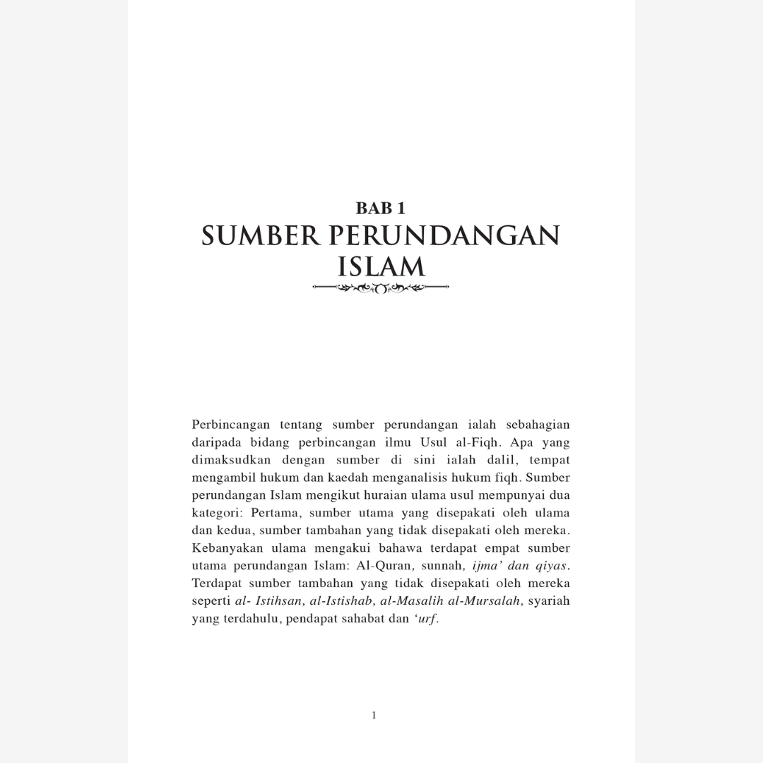 Sumber Undang-Undang Islam dan Pandangan Orientalis