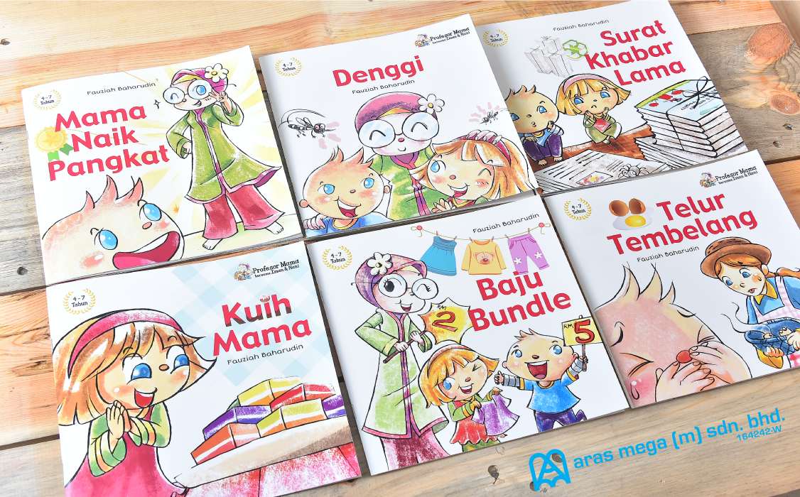 Set Buku Profesor Mama bersama Iman & Nani (6 Buku)