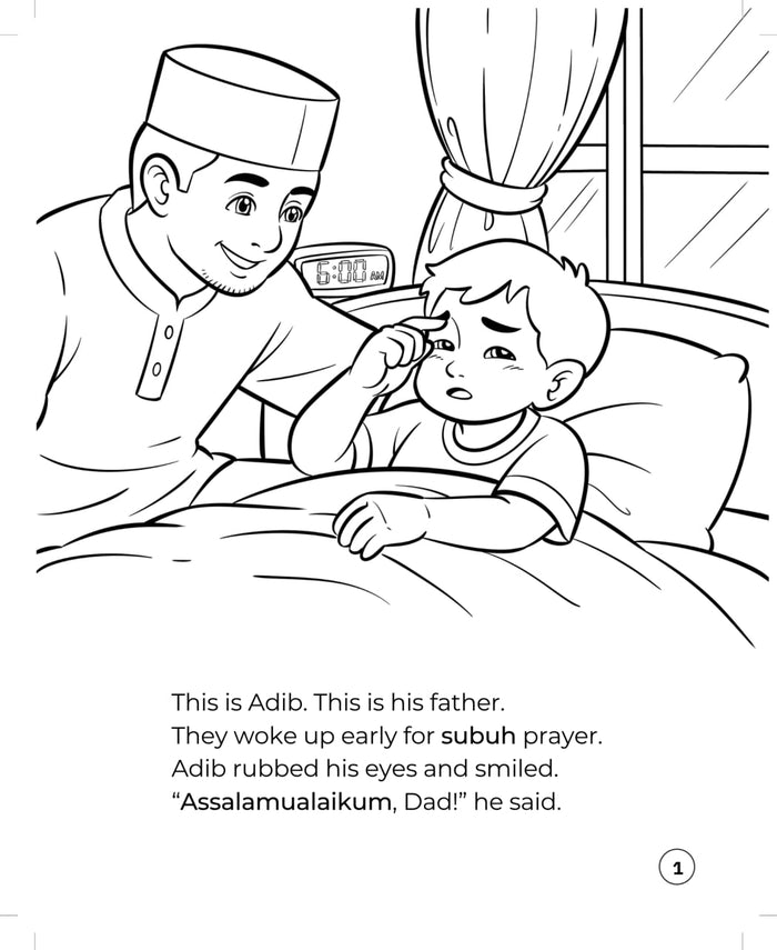 Islamic Preschool Readers Book 2 | Adib's Happy Day