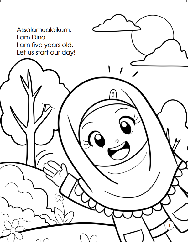 Islamic Preschool Readers Book 1 | Look, Smile, Say Alhamdulillah!