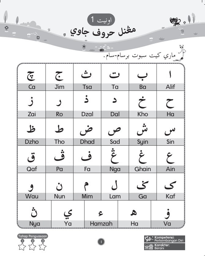 Jawi Buku 1 | KP2026